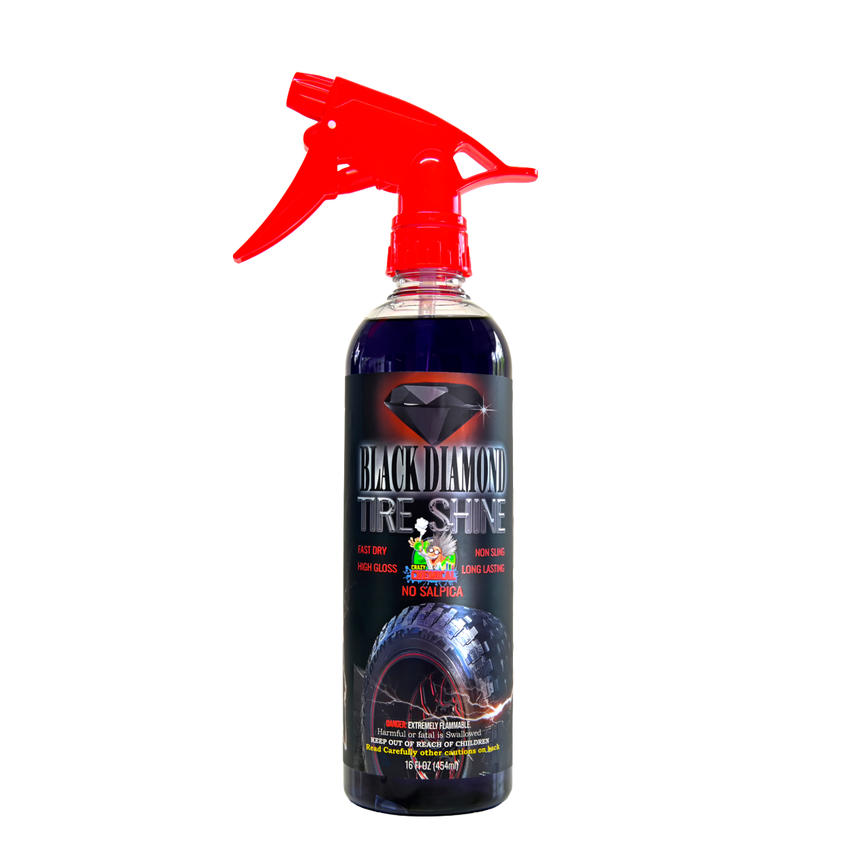 CRAZY CHEMICAL BLACK  DIAMOND TIRE SHINE 16oz
