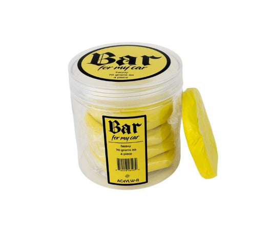 YELLOW-HEAVY DUTY CLAY BAR IN THE JAR